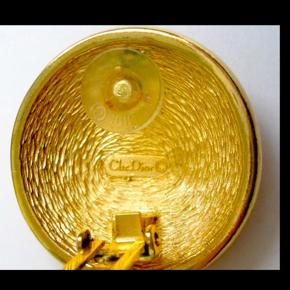 Dior, Vintage 1980 Christian Dior earrings, designed with its iconic CD logo - Picture 6 of 8